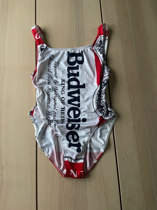 Budweiser Other - Vintage 90’s Budweiser high cut One-Piece Swimsuit made in Canada fits small